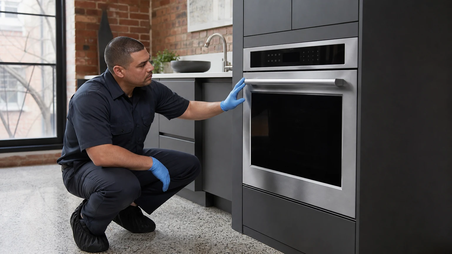 Built-in wall oven diagnostic visit in West Village